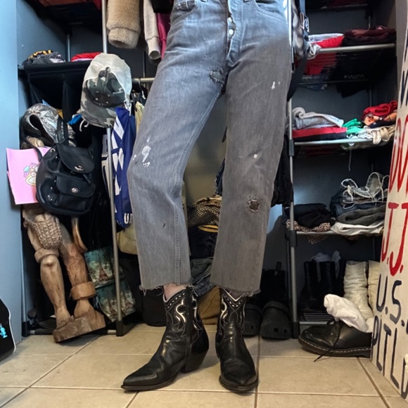 VINTAGE 501 GREY LEVIS 27 x 30 - Picture 4 of 9